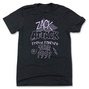 Zack Attack Friends Forever Tour 1991 T-Shirt